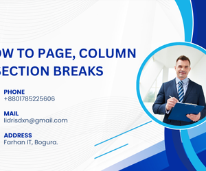 Page, Column & Section Breaks